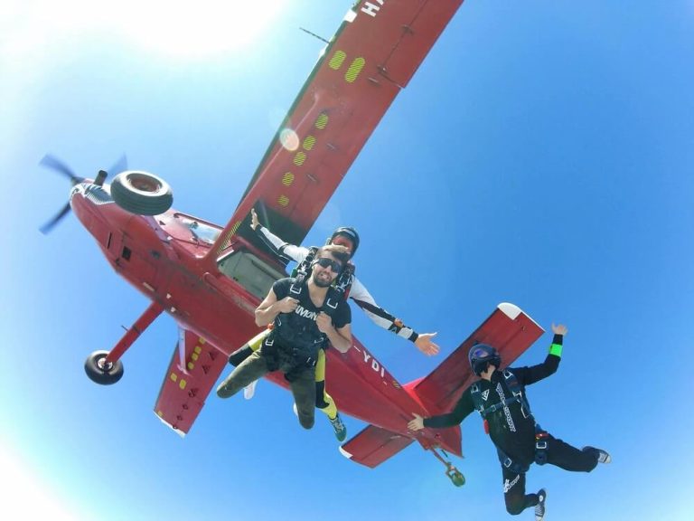 skydiving in morocco